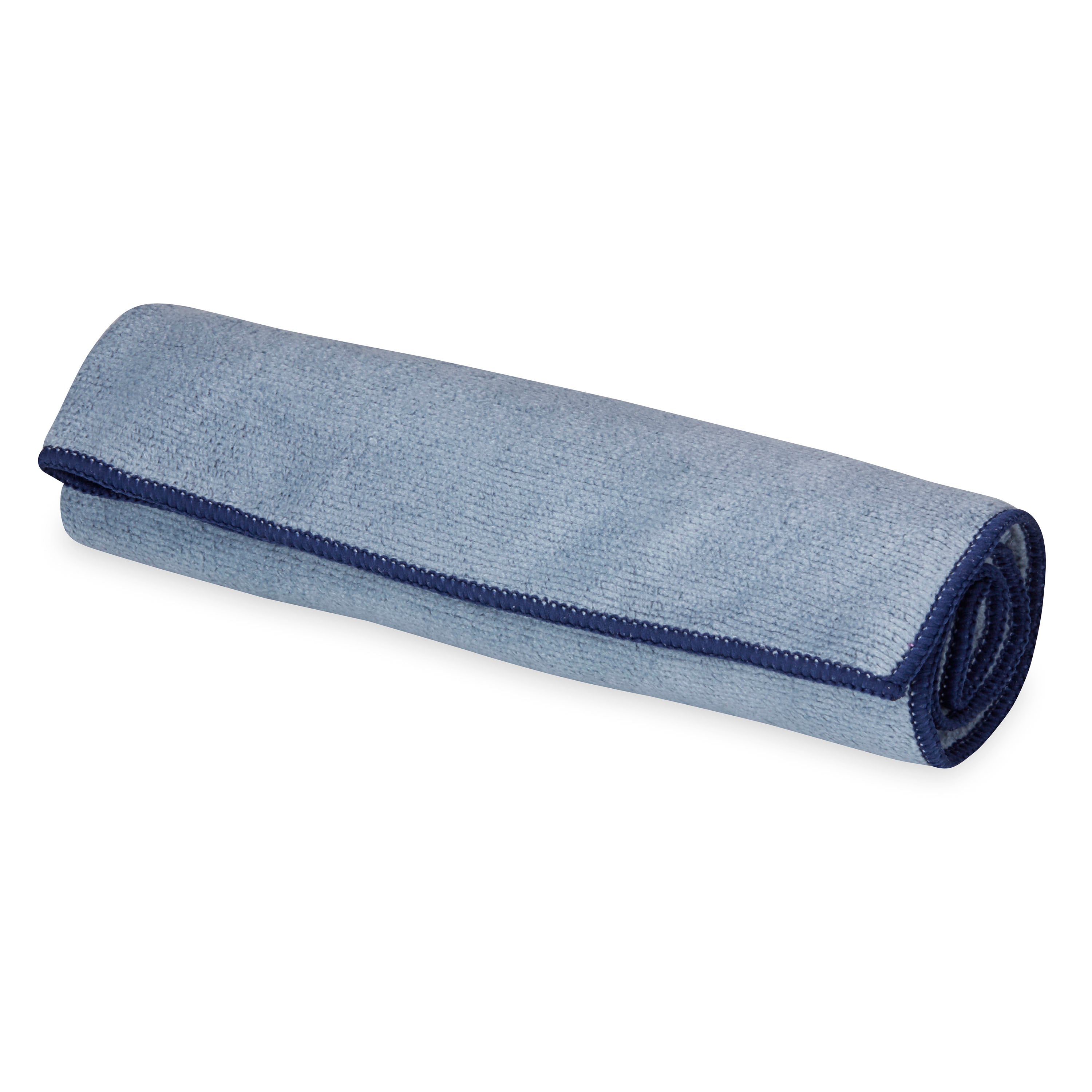 Yoga Hand Towel Blue Shadow rolled